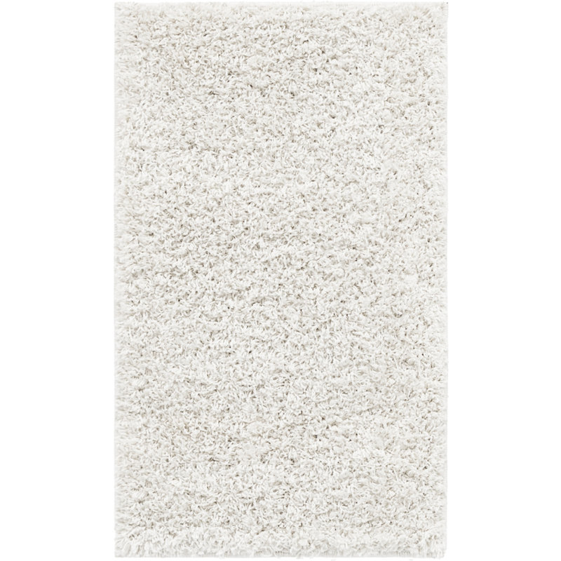 Tapis blanc neige Renesha, Rectangle 3 pi 3 po x 5 pi 3 po