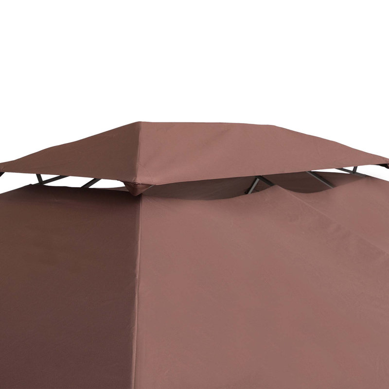 Bertha Gazebo Replacement Canopy, Brown