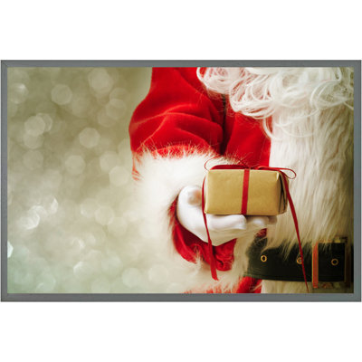 Tajana Santa Claus Gloved Hands - Single Picture Frame Print