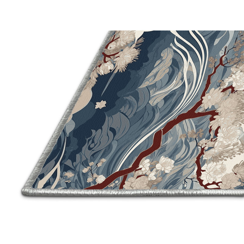 Amber Tide Rug, Round 4'