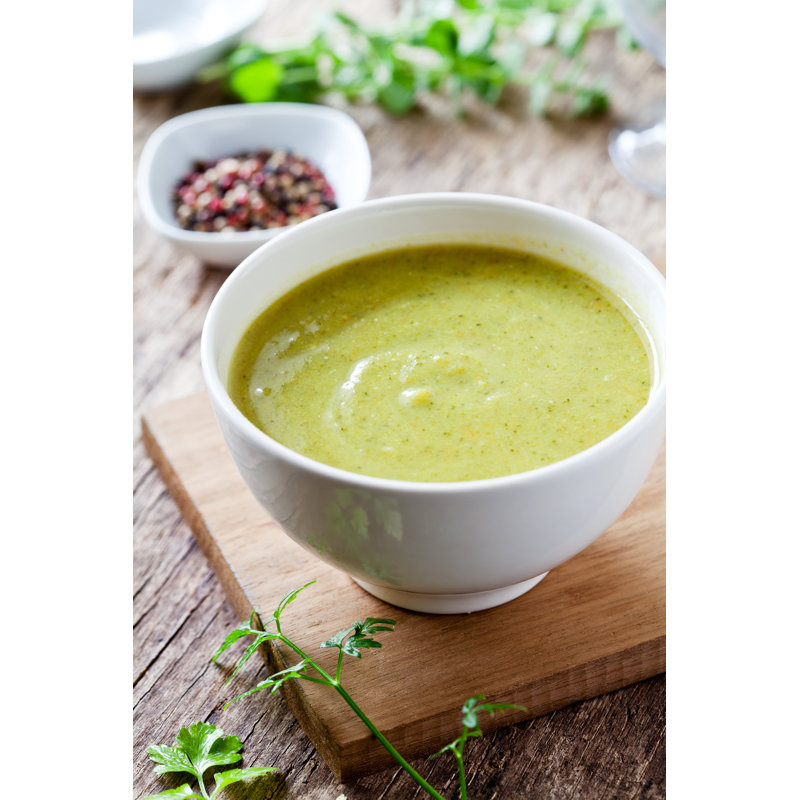 Broccoli And Leek Soup by Mpessaris - Wrapped Canvas Print, 46cm H x 30cm W x 3.8cm D