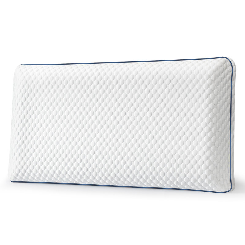 Oreiller de soutien moyen en mousse viscoélastique Sleep by Wayfair™, Très grand, Médium, Paquet de 2