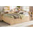 Full Size Daybed With Trundle,Wood Daybed Frame with Storage Drawers,Side Shelves and Desk,Golden-781719959-781719958
