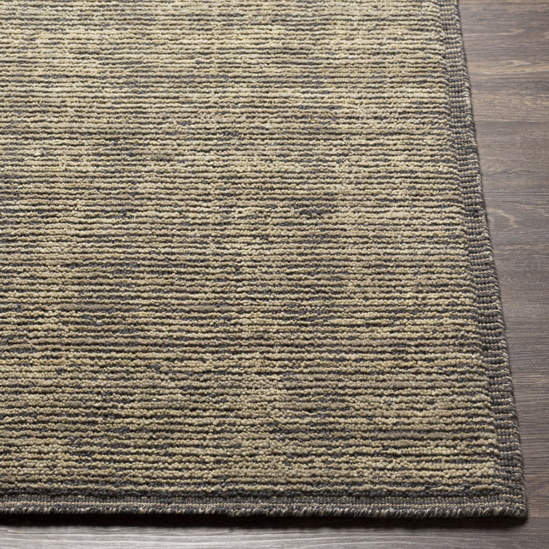 Viera Wool Area Rug, Rectangle 8' x 10', Tan