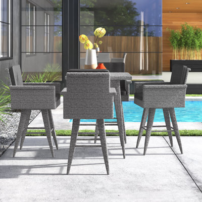 Arville 4 - Person Patio Dining Set with