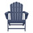 Lucus All-Weather Poly Adirondack Chair with Ottoman-1663242144