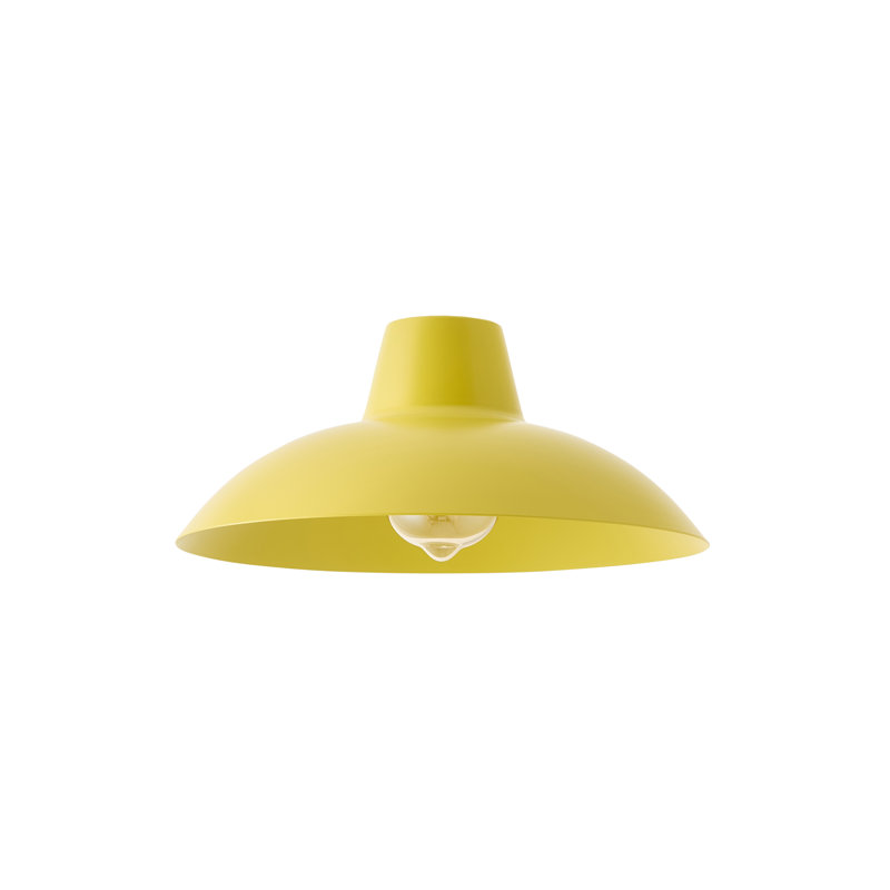 12.2cm H Metal Bowl Pendant Shade ( Screw On ), Mustard