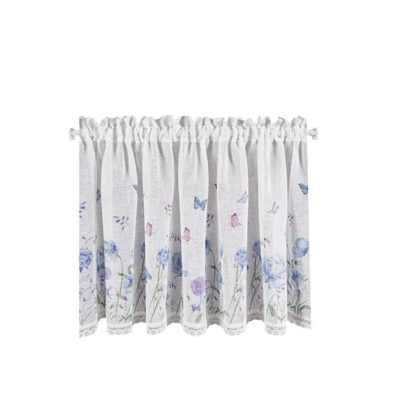 Nene Slot Top Sheer Single Curtain, 150cm W x 60cm L