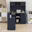 Built-In Outlet, Drawer Tower, Bookshelf—Modern Study, Gaming & Storage Hub