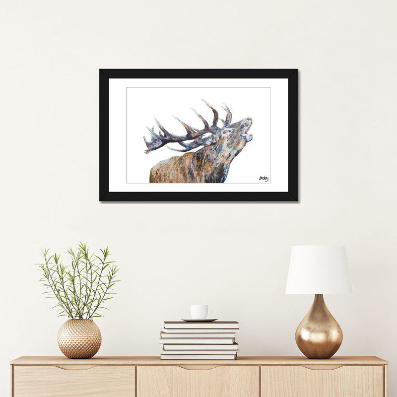 « murdo », impression sur toile, H 16 po x l 24 po x P 1 po, Papier d'art encadré noir, Blanc