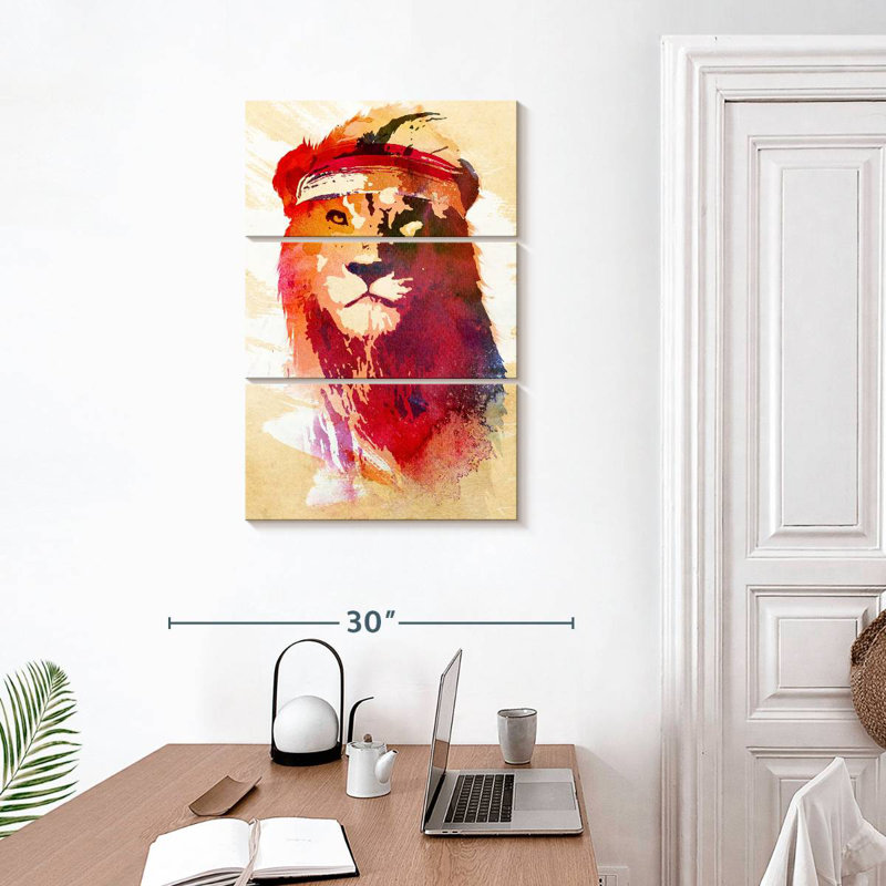 Brampt Gym Lion, 32" H x 20" W