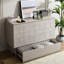 Lit pliant Space, gris, avec bac de rangement et grand adaptateur de rangement pratique, prise de matelas-1645285811