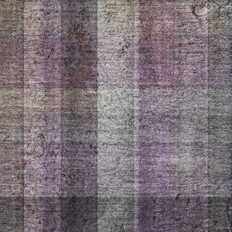 Tapis à poil long de qualité supérieure lavable à la machine ADS548, Purple, 10' x 14'