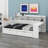 Wooden Daybed With Storage Shelves,Two Storage Drawers And Study Desk-1338937603