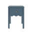 Table de chevet à 1 tiroir de 45,7 cm de large avec motif ondulé-1091921066