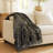 Woven Striped 100% Cotton Throw Blanket-894533670