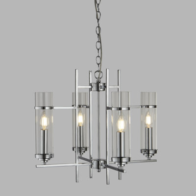 Lustre cylindrique à 4 lumières Benita