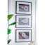 Art mural en corde de 30 po x 24 po dans un cadre noir, 3 pour la surface de vie, chambre à coucher, bureau, entrée, blanc, noir, article en plastique, décoration avec 3 espaces, entrée, florissant