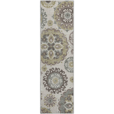 Premium Machine Washable Prisco Beige Rug