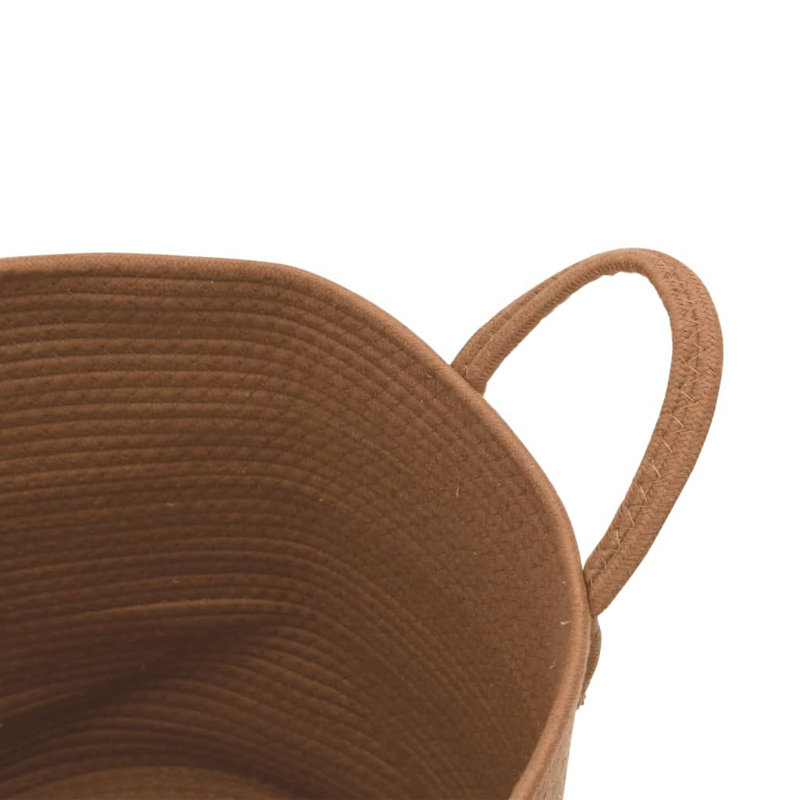 Panier de rangement vidaXL brun moyen 100% pliable