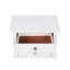 Table de chevet Meade G8975-N, blanc-1005649145