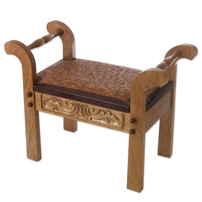 Tabouret de coiffeuse Colonial Blond