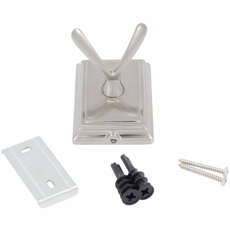 Westwood Wall Mounted Robe Hook, Satin Nickel