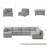 Milard Minimalist Modular Sofa-1193002724-1193002727