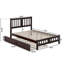 Lit plateforme en bois massif Anakin avec lit gigogne assorti-86105987-63783808