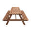 Table de pique-nique en bois massif-520667979