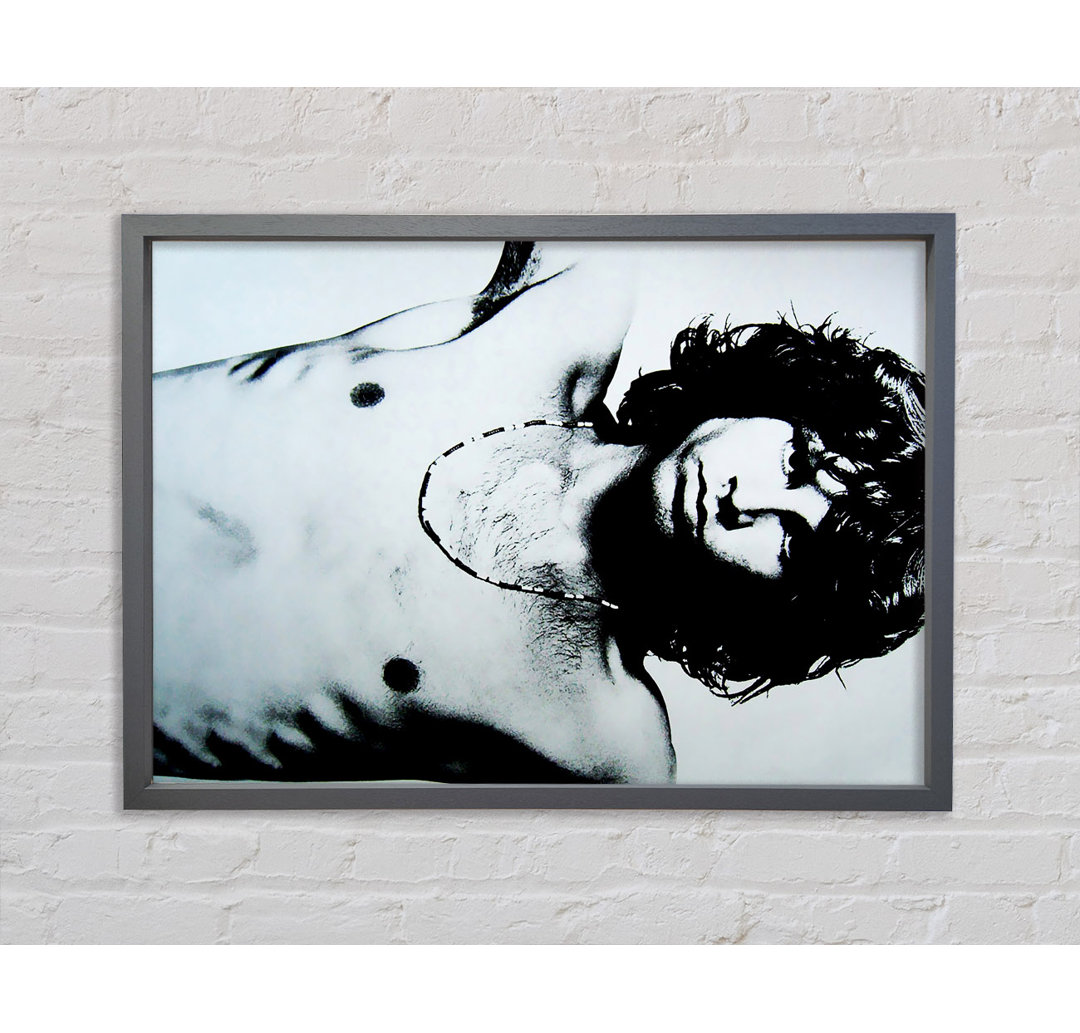 Jim Morrison The Doors - Einzelbildrahmen Kunstdrucke auf Leinwand