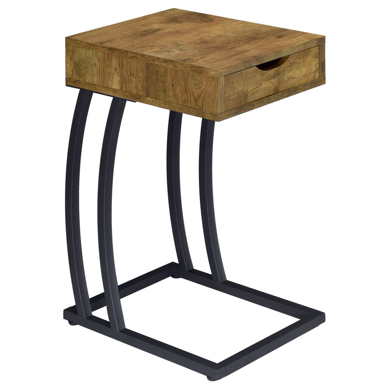 Studer Accent Table with Power Outlet, Antique Nutmeg