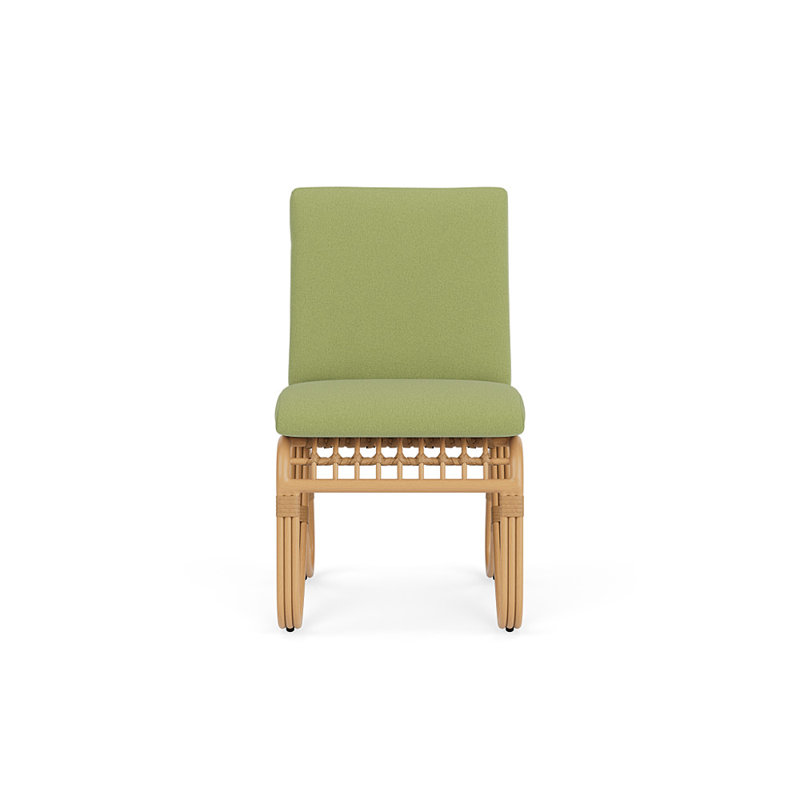 Riviera Outdoor Dining Side Chair, Unearth Spring