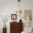 1-Light Pendant Light Minimalist Fabric-1098498797