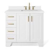 37 IN.  Single Bathroom Vanity