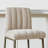 Comfortable Bar Stools Set of 2, 26” Thick Upholstered Counter Height Bar Stools with Back, Linen Counter Stools with Metal Legs for Kitchen Island, Khaki-1511658860-1511658863