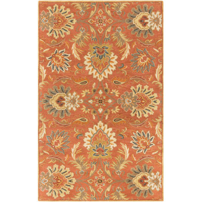 Aaron Hand Tufted Wool Oriental Indoor Rug