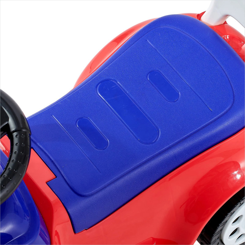 Polypropylène riche en vélos et en vélo pour enfants avec voiture à pousser et rangement facile à assembler