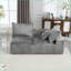 Canapés-lits: chenille pour 2 personnes, sans assemblage, petit espace | Gris | Chenille