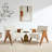 27.6" Mid-Century Modern Solid Wood Armchair for Living Room-571254436
