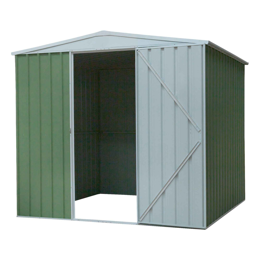 Aviyan 8 ft. W x 8 ft. D Galvanised Steel Apex Tool Shed