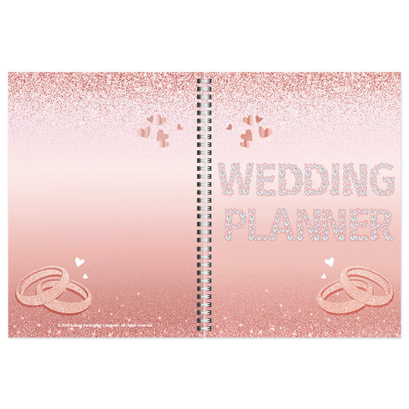 Note Book Wedding Planning Record Book  Wedding Plan Formulation Book Coil Notebook