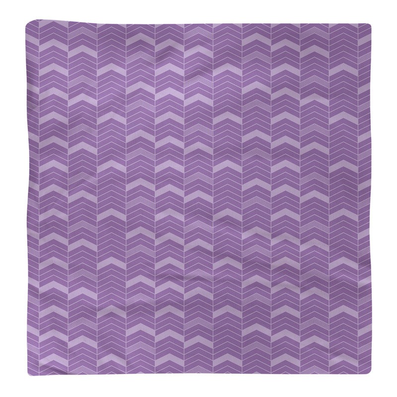 Serviette en coton bicolore lignée Stephenie, H 0,1 po x l 22 po x P 22 po, Fuchsia, Sergé de coton