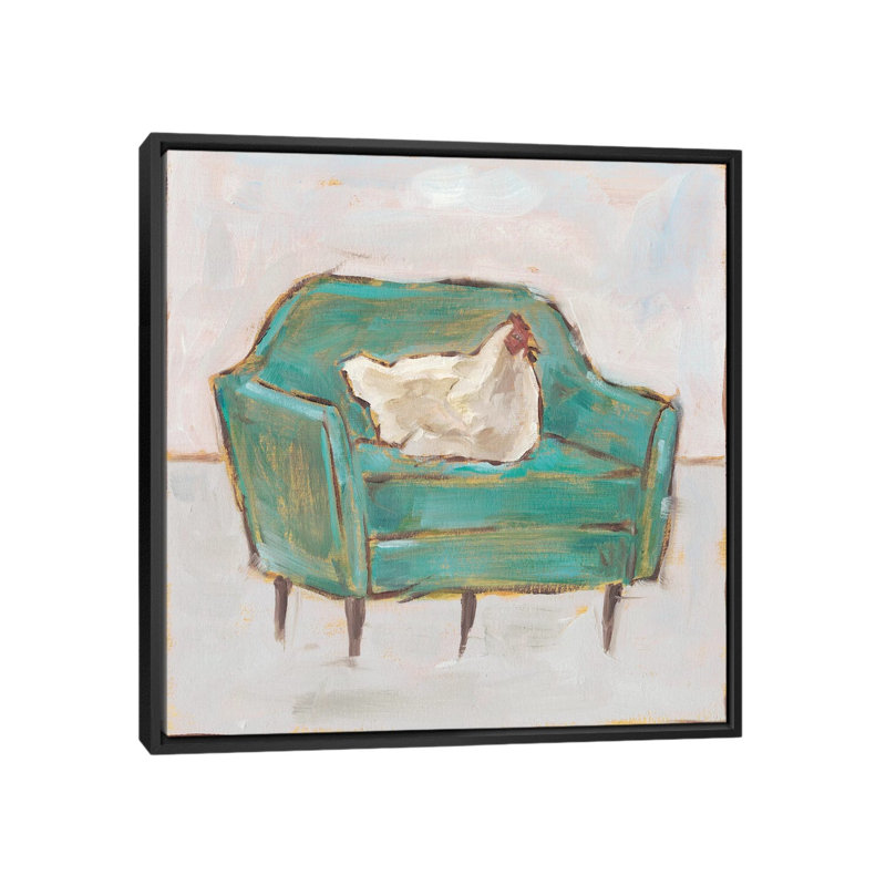 «Creature Comforts VII» par Ethan Harper - reproduction d'art, H 26 po x l 26 po x P 1,5 po, Pas de tapis