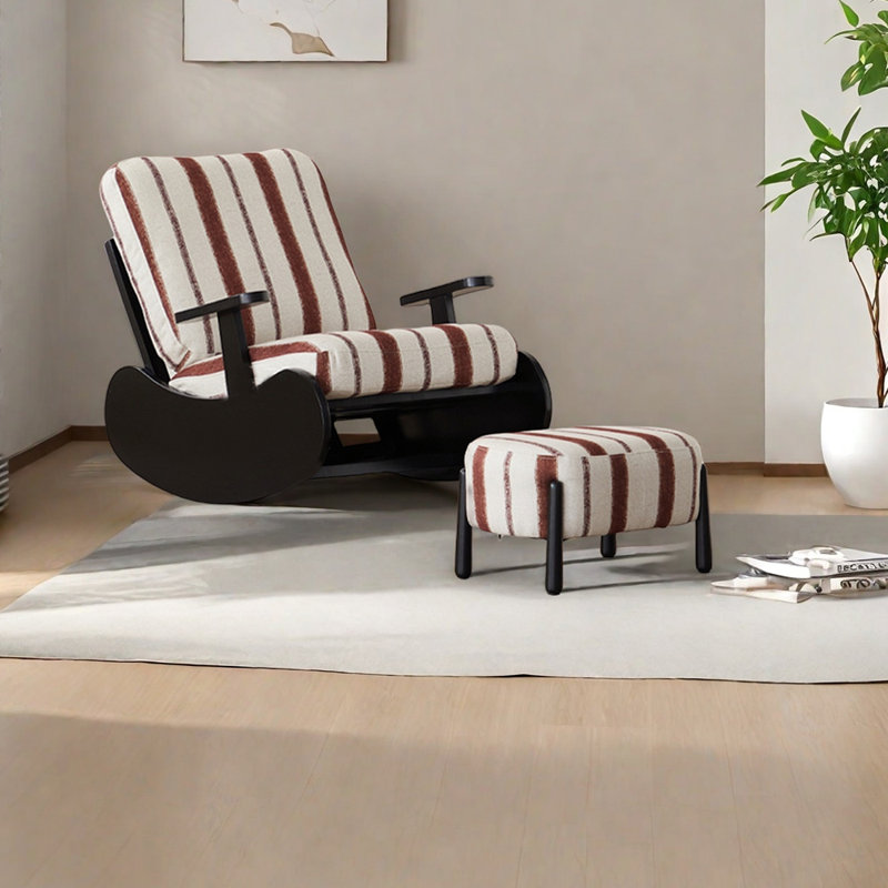 Aulelei, Rouge brique / Beige, Noir