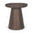 19" Dark Brown Solid Wood Tray Table