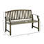 Banc, banc de jardin extérieur, banc en métal
