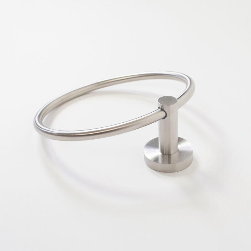 Biscayne Towel Ring Brushed Nickel