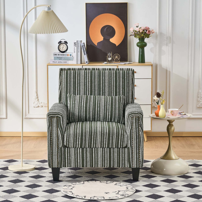 Chaise d'appoint moderne, Vert