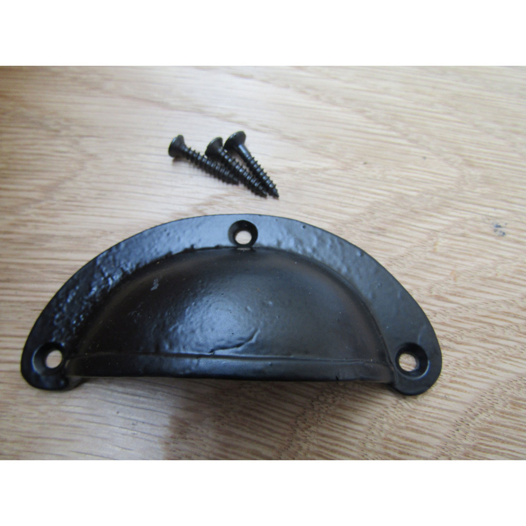 Cast Iron Small Victorian Cup Pull Handle Antique Iron